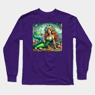 Mermaid St. Patrick's Day Long Sleeve T-Shirt